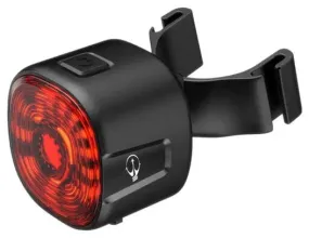 Feu arrière rouge avec capteur Feu LED pour vélo rechargeable par USB